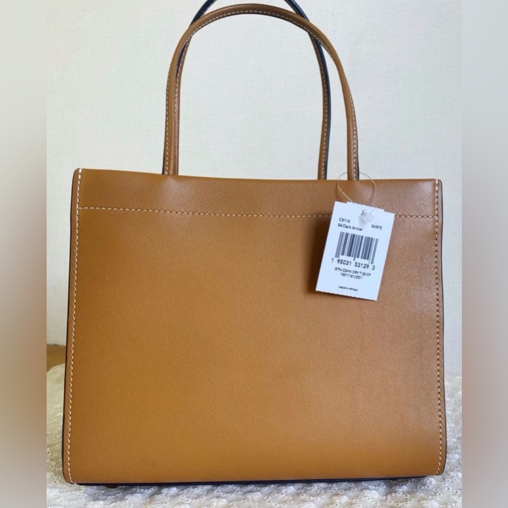 Coach Central Park Cashin Carry Tote 22 NWT w Dust Bag - Picture 3 of 9
